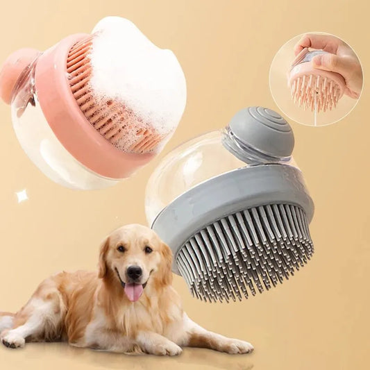 Wags and Giggle™️ Dog Shampoo Brush